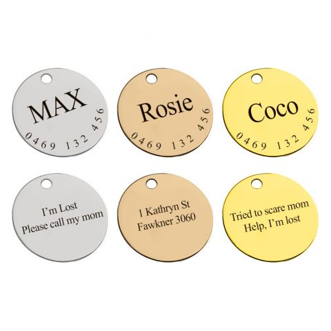 Pet ID Tag - Stainless Steel