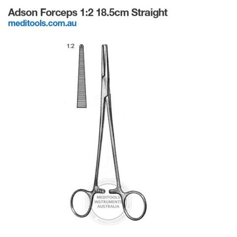 Adson Forceps Curved 18.5cm