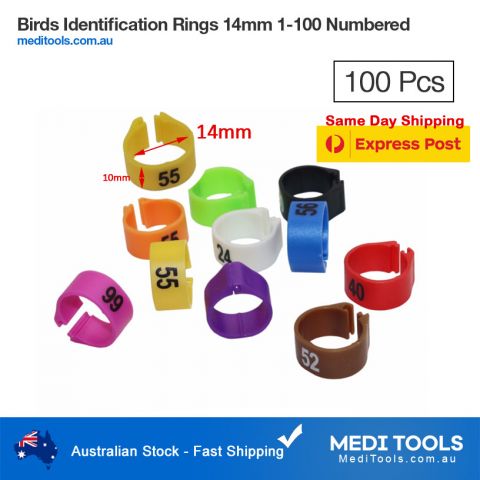 Birds Identification Rings 12mm