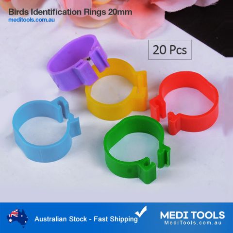 Bird Identification Rings 20mm 1-100 Numbered