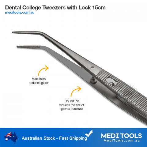 Dental Tweezers with Lock