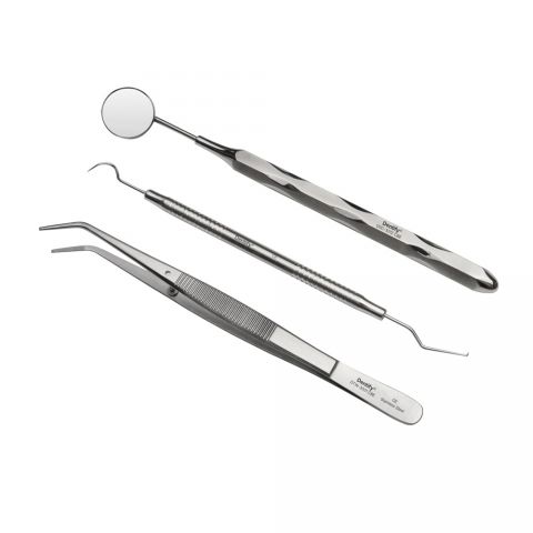 DENTIFY® Dental Examination Set | Dental Mirror, Dental Probe, Dental Tweezers