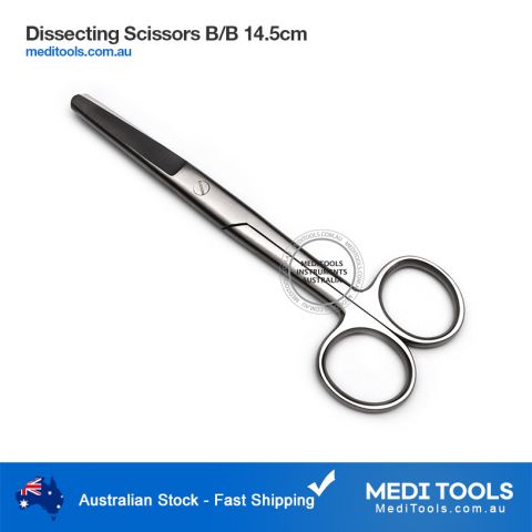 Dissecting Scissors 13cm Blunt/Blunt