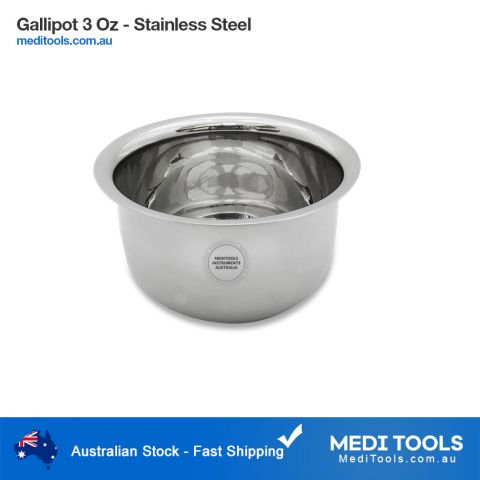 Gallipot 4 Oz - Stainless Steel