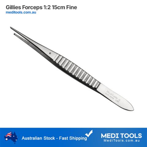Gerald Bayonet Forceps Serrated