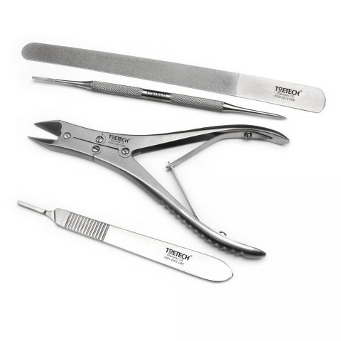TOETECH® Professional Podiatry Straight Cut Kit for Thick Toenails