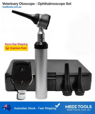 Veterinary Otoscope Ophthalmoscope Set
