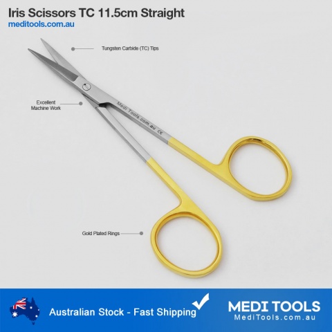 Iris Scissors Curved 11.5cm Curved
