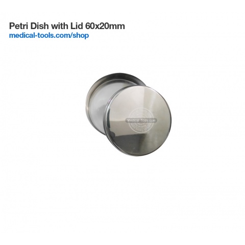 Petri Dish with Lid Stainless Steel