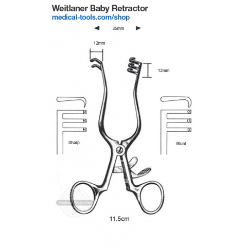 Adson Baby Retractor